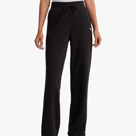 PUMA Women's Fleece Sweat Pants for Women's Straight Leg - Picture 1 of 5